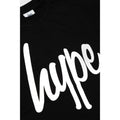 Black - Side - Hype Mens Script T-Shirt