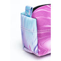 Teal-Purple - Close up - Hype Marble Crest Pencil Case