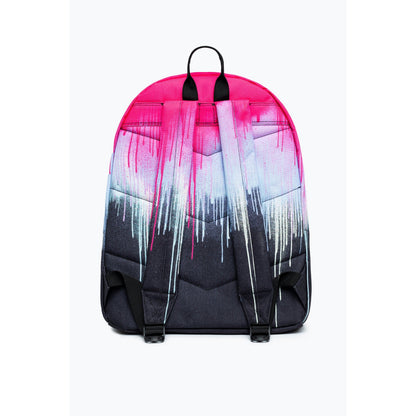 Pink - Back - Hype Drip Crest Backpack