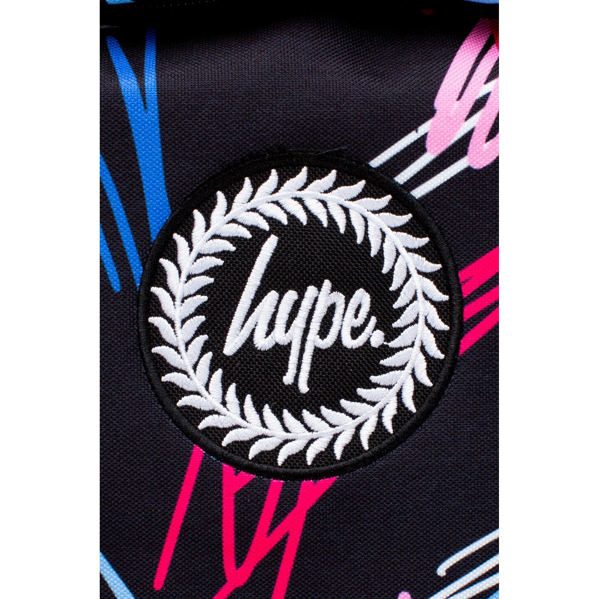 Black-Pink-Blue - Lifestyle - Hype Multi Scribble Backpack