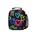 Black-Pink-Red - Back - Hype Graffiti Heart Lunch Bag