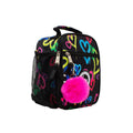 Black-Pink-Red - Side - Hype Graffiti Heart Lunch Bag
