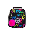 Black-Pink-Red - Front - Hype Graffiti Heart Lunch Bag