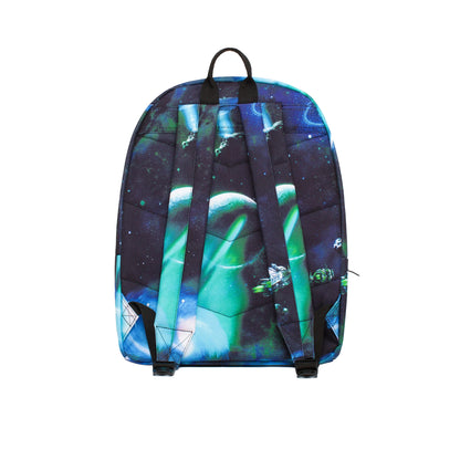 Black-Green - Back - Hype UFO Spaceship Backpack