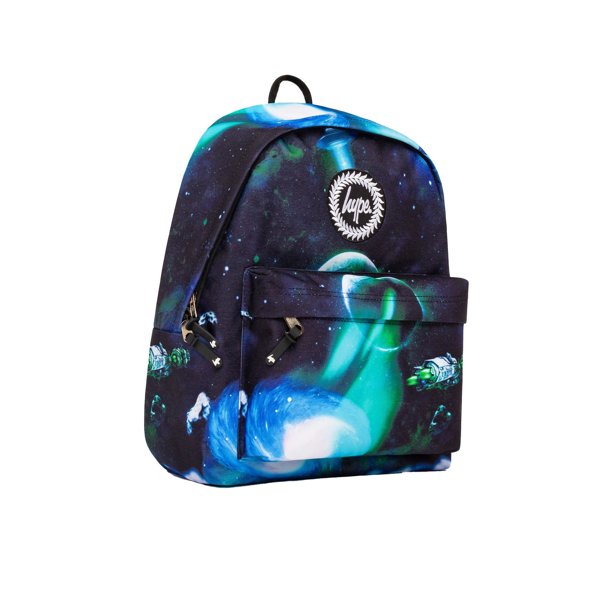 Black-Green - Side - Hype UFO Spaceship Backpack