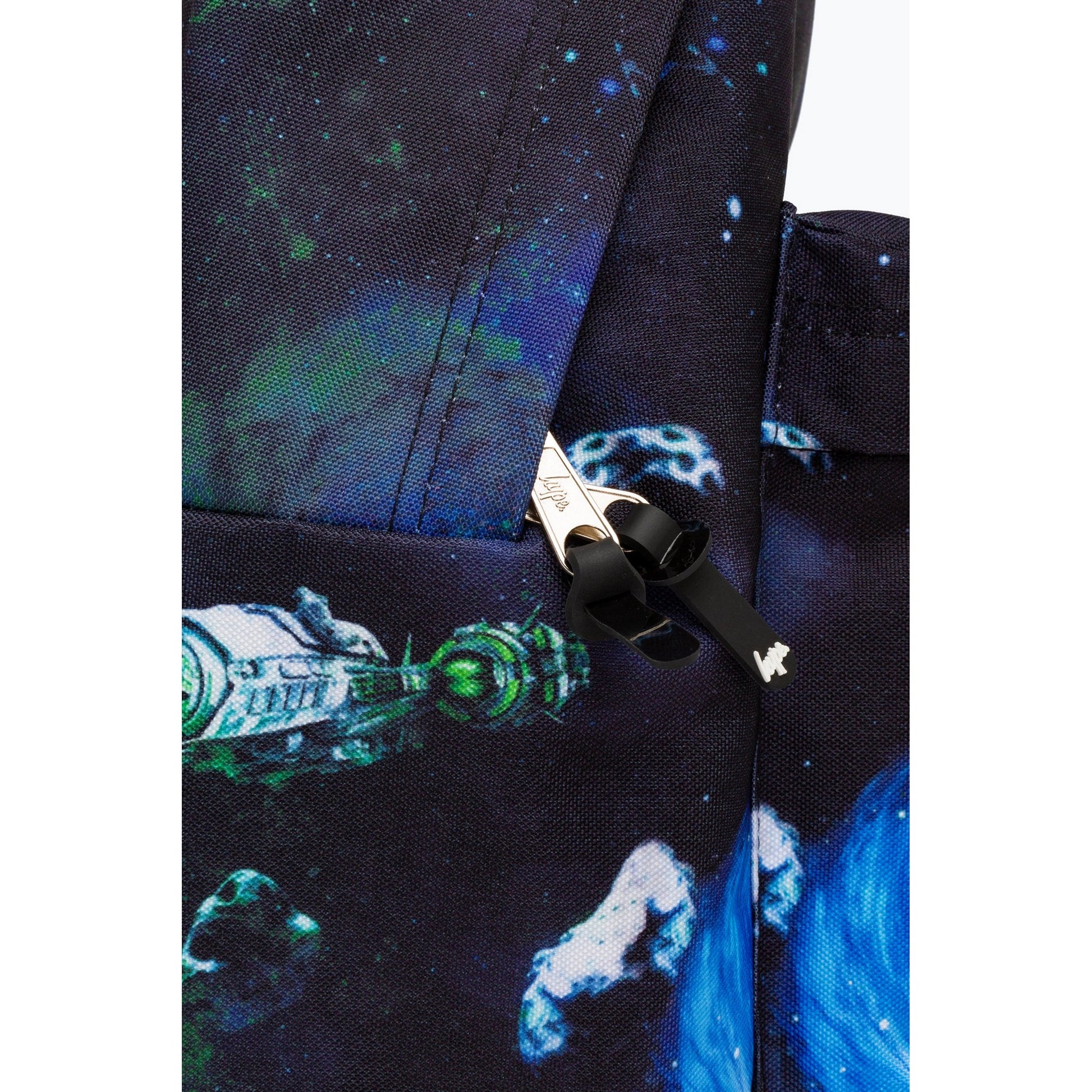 Black-Green - Close up - Hype UFO Spaceship Backpack