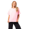 Pink - Front - Hype Womens-Ladies Scribble T-Shirt
