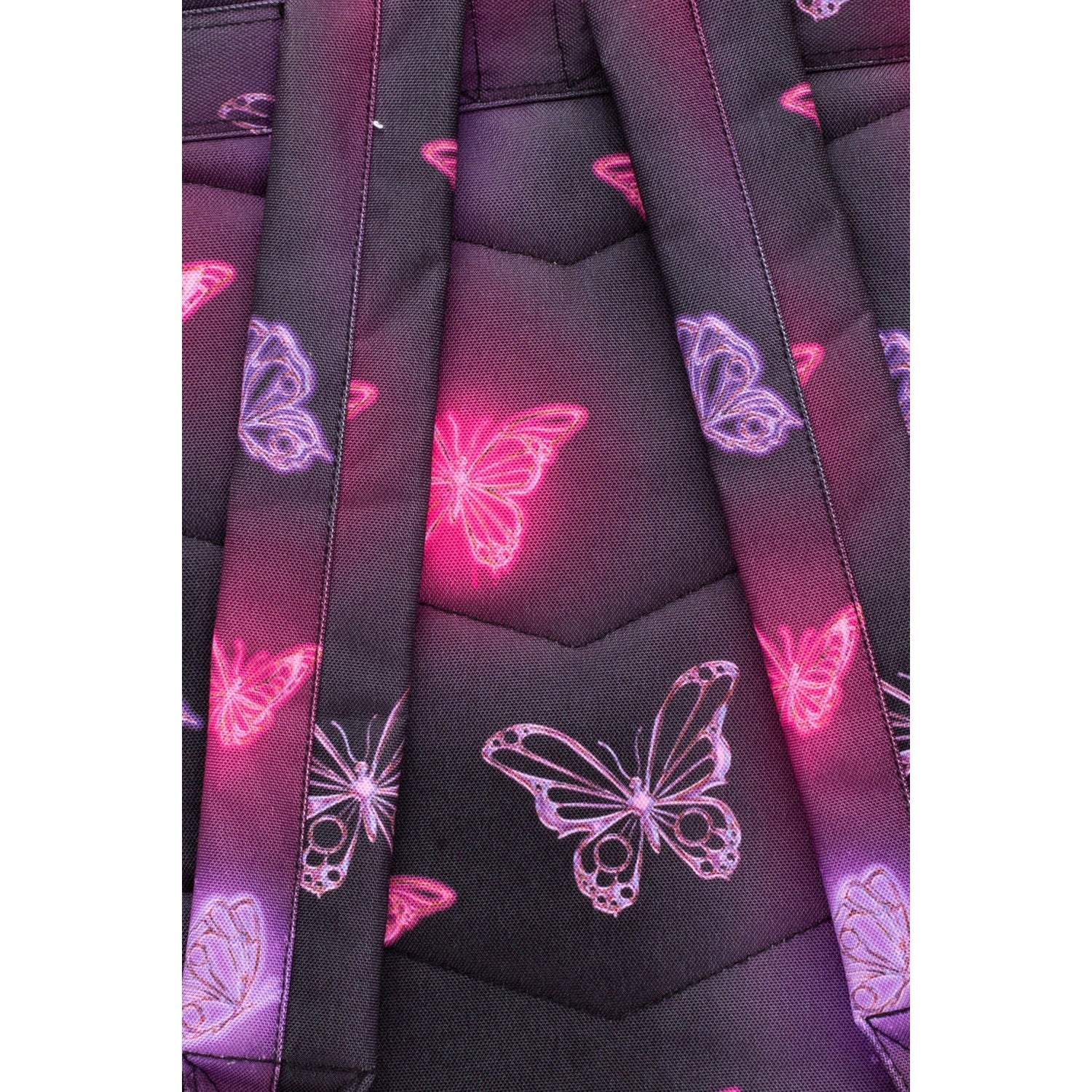 Pink-Purple-Black - Pack Shot - Hype Chrome Glow Butterfly Backpack