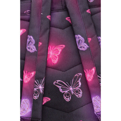 Pink-Purple-Black - Pack Shot - Hype Chrome Glow Butterfly Backpack