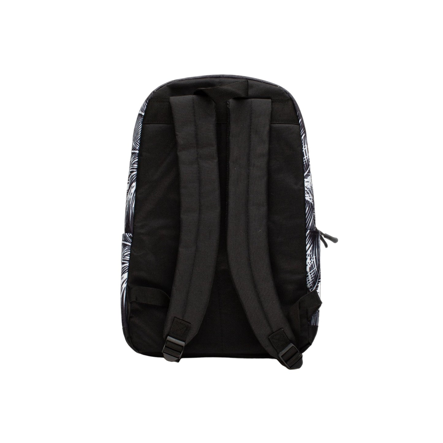 Black-White - Back - Hype Palm Leaf Backpack
