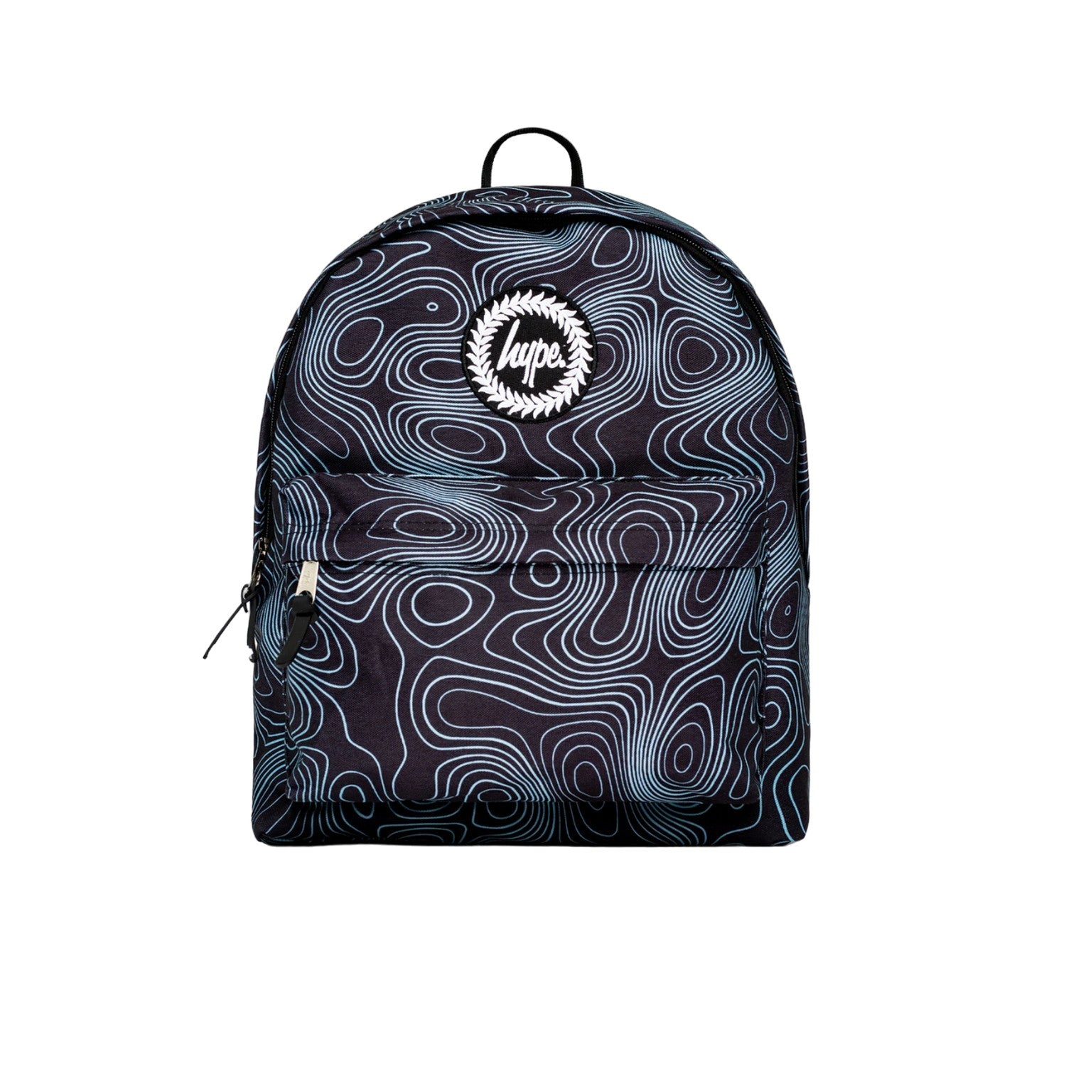 Black-Blue - Front - Hype Topographic Backpack