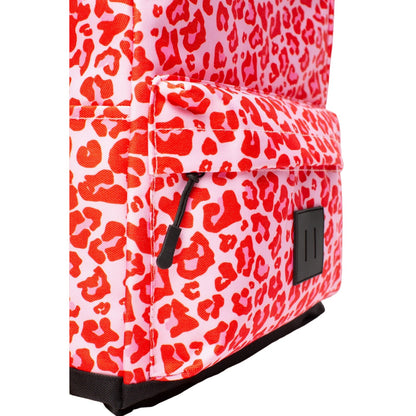 Pink-Red - Lifestyle - Hype Leopard Backpack