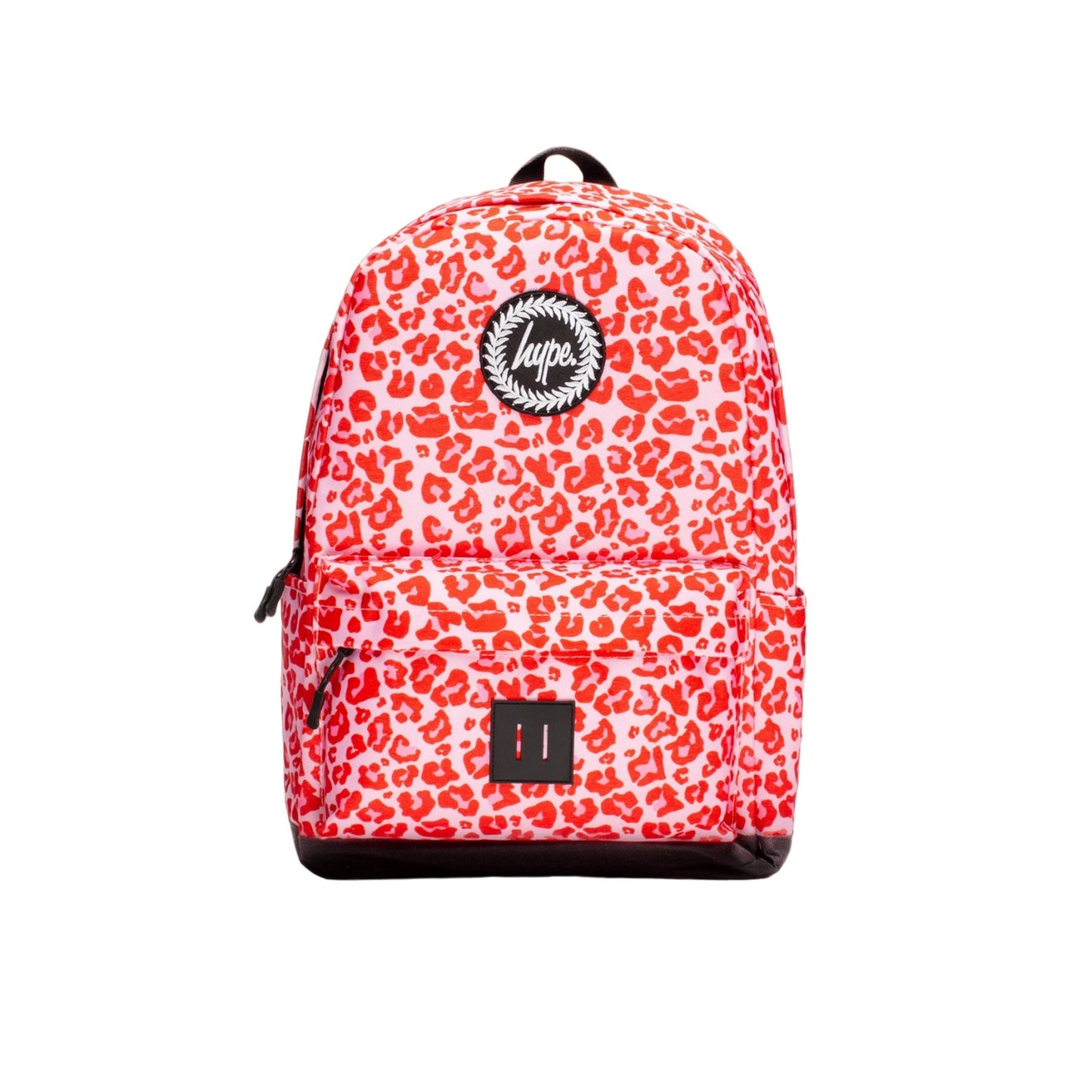 Pink-Red - Front - Hype Leopard Backpack