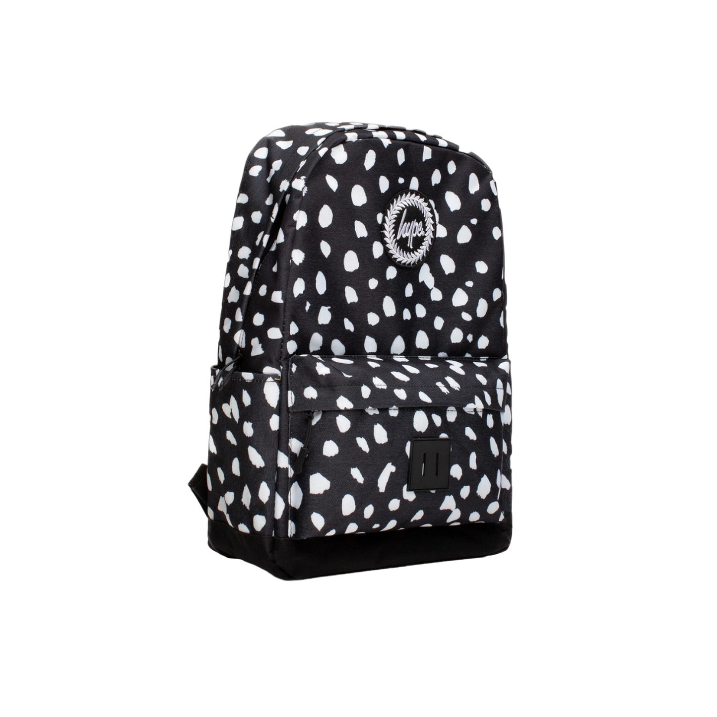 Black-White - Side - Hype Spotted Backpack