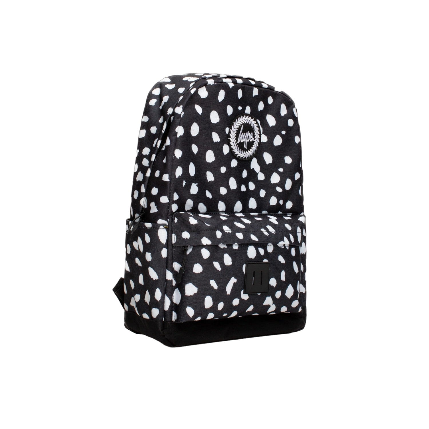 Black-White - Side - Hype Spotted Backpack