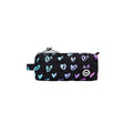 Black-Blue-Purple - Front - Hype Scribble Heart Crest Pencil Case
