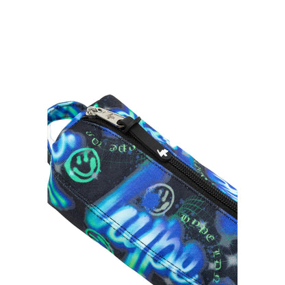 Blue-Black-Green - Side - Hype Electric Smile Script Pencil Case