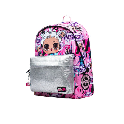 Pink-Silver - Side - Hype Girls LOL Surprise Fresh Backpack
