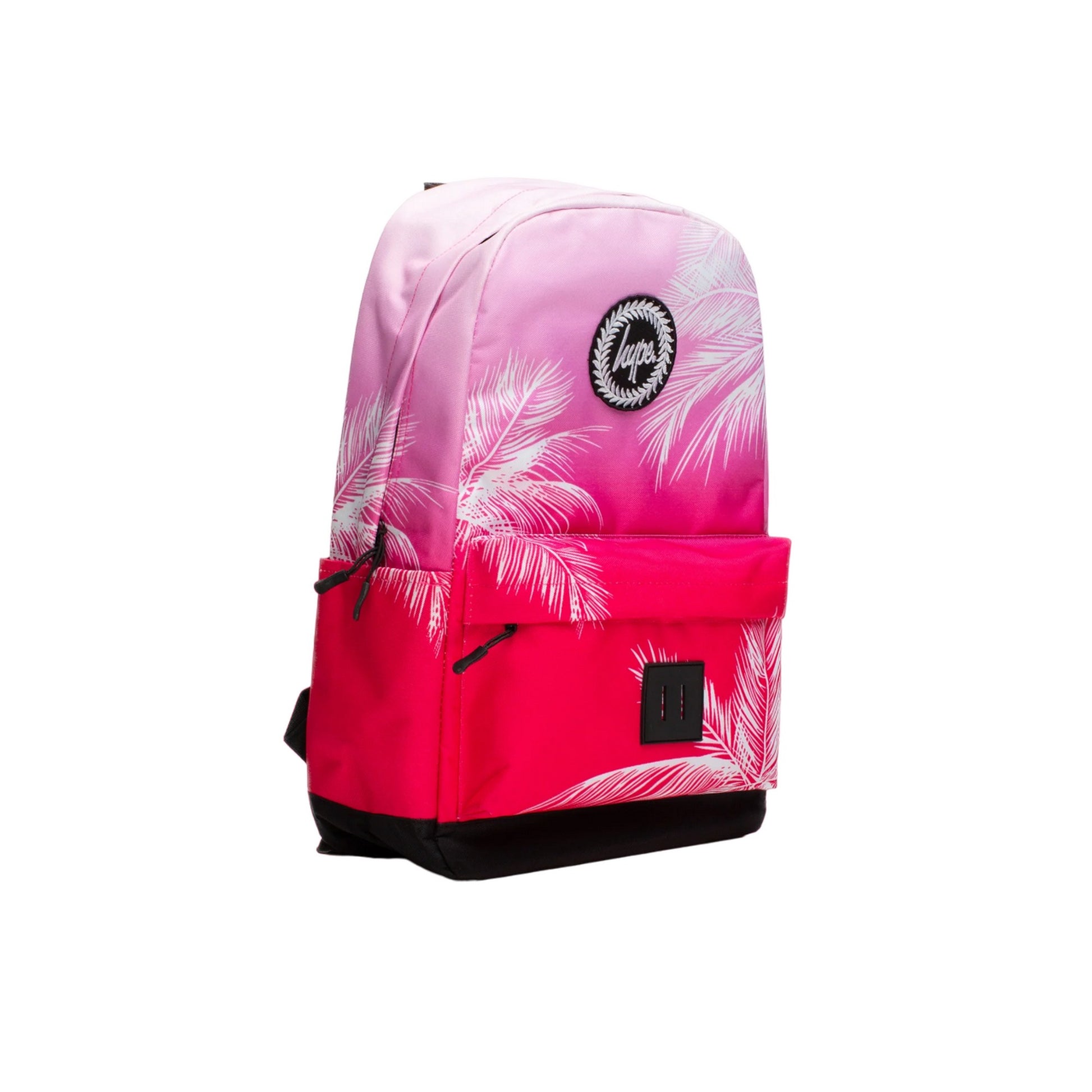 Pink-Red-Black - Side - Hype Palm Leaf V2 Backpack
