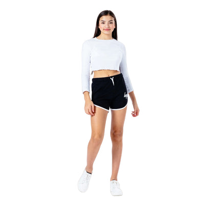 Black-White - Lifestyle - Hype Girls Script Shorts