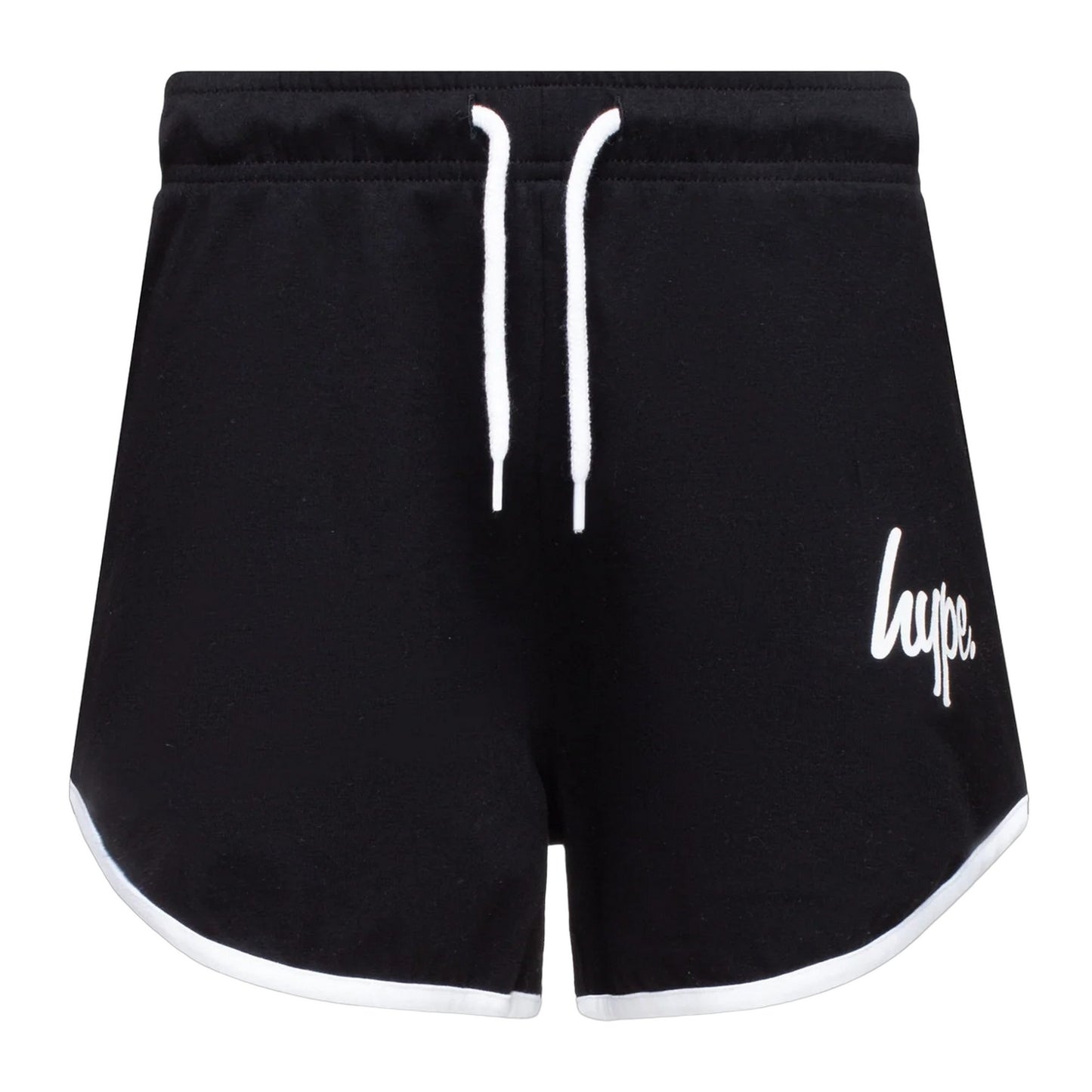 Black-White - Front - Hype Girls Script Shorts