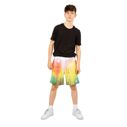 Multicoloured - Pack Shot - Hype Boys Bright Drip Shorts