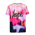 Multicoloured - Front - Hype Girls Camo Drips T-Shirt
