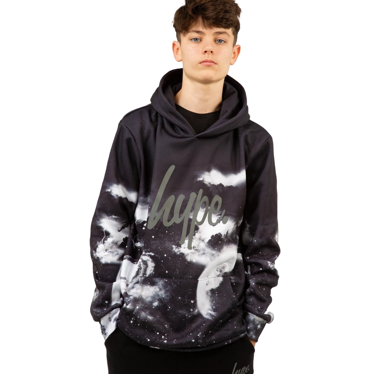 Black-White - Side - Hype Boys Cloud Dream Hoodie