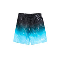 Mint-Black - Front - Hype Boys Fade Marble Effect Swim Shorts