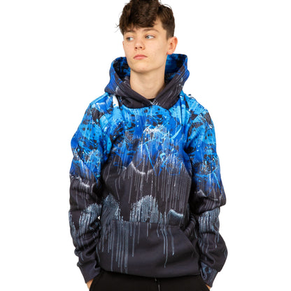 Blue - Side - Hype Boys Tripple Drips Hoodie