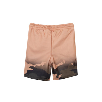 Beige Sand - Back - Hype Boys Camo Script Shorts