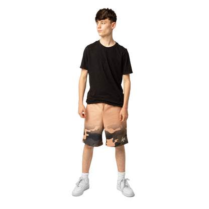 Beige Sand - Lifestyle - Hype Boys Camo Script Shorts