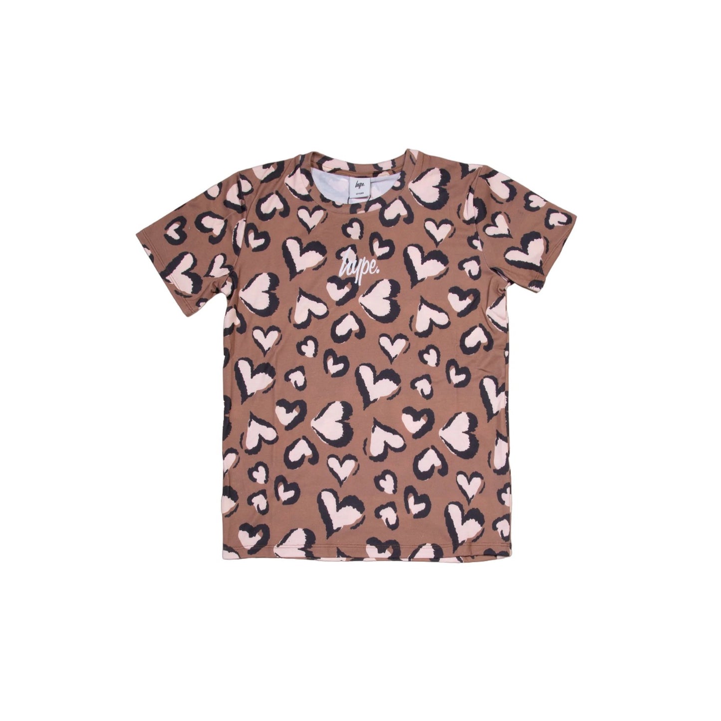 Pink - Front - Hype Girls Chrome Heart T-Shirt