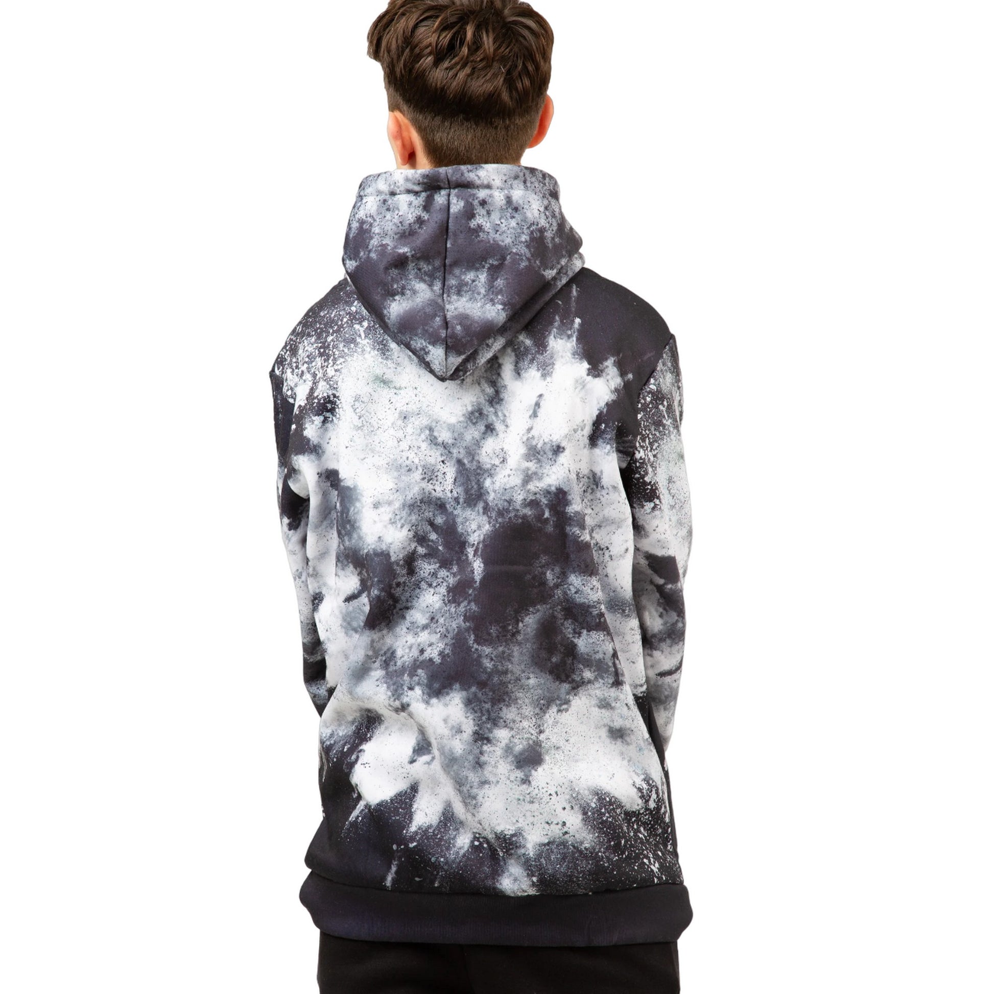 Black-White - Back - Hype Boys Explosion Hoodie