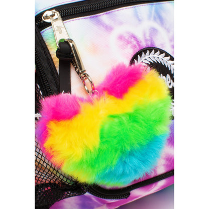 Multicoloured - Side - Hype Heart 4.5L Tie Dye Lunch Bag