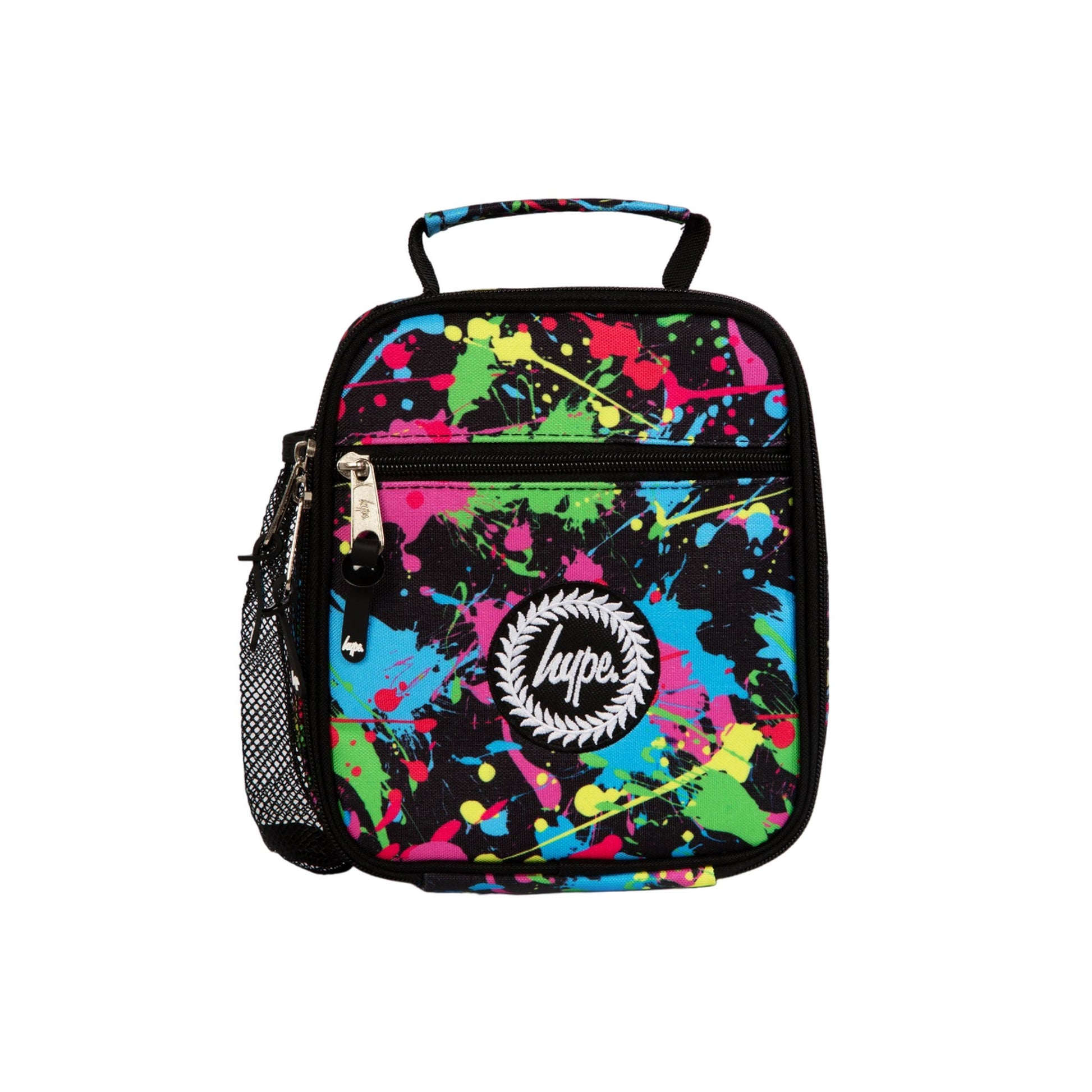 Black-Multicoloured - Front - Hype Graffiti Lunch Bag