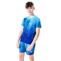 Blue - Side - Hype Boys Drips Swim Shorts