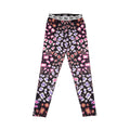 Multicoloured - Front - Hype Girls Multi Leopard Print Leggings