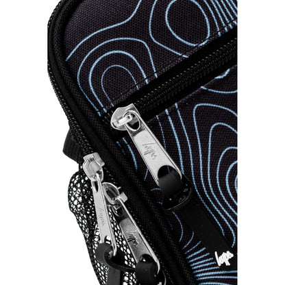 Black-Blue - Lifestyle - Hype Topographic Lunch Bag