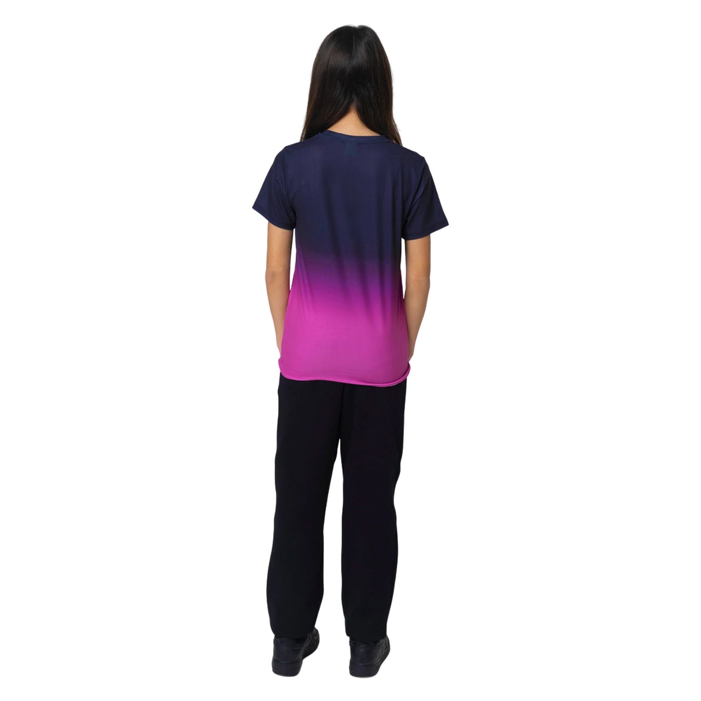 Black - Back - Hype Girls Fade Butterfly T-Shirt