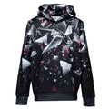 Black-Red-Grey - Front - Hype Boys Shatter Hoodie