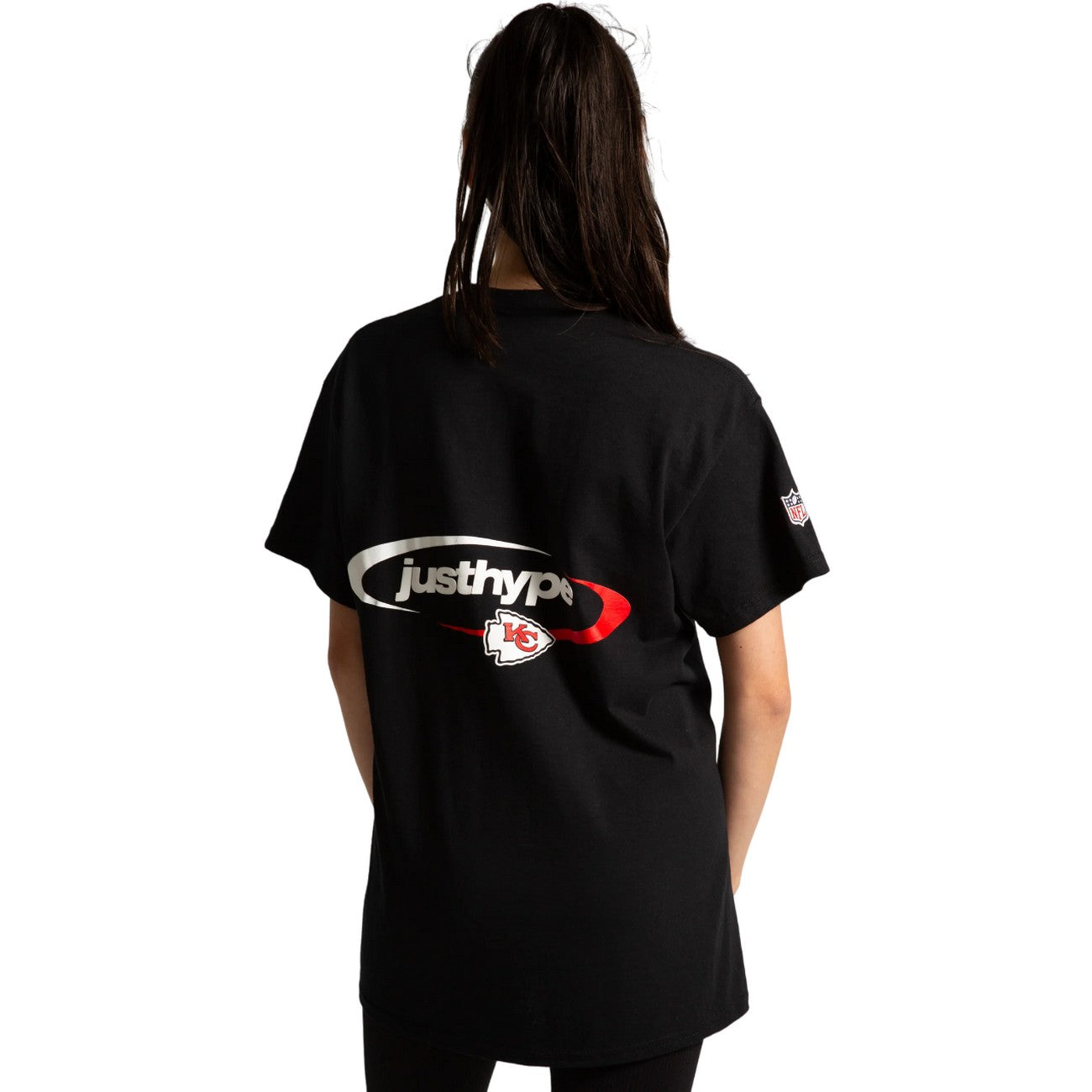 Black - Pack Shot - Hype Unisex Adult Kansas City Chiefs NFL T-Shirt