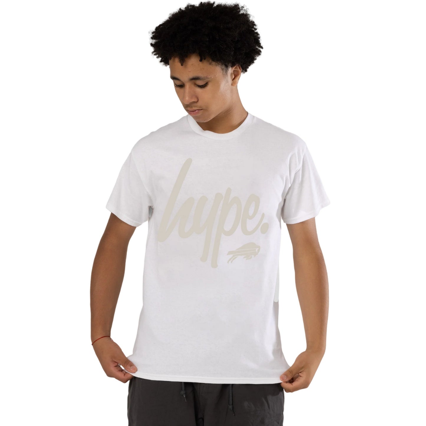 White - Front - Hype Childrens-Kids Buffalo Bills NFL T-Shirt