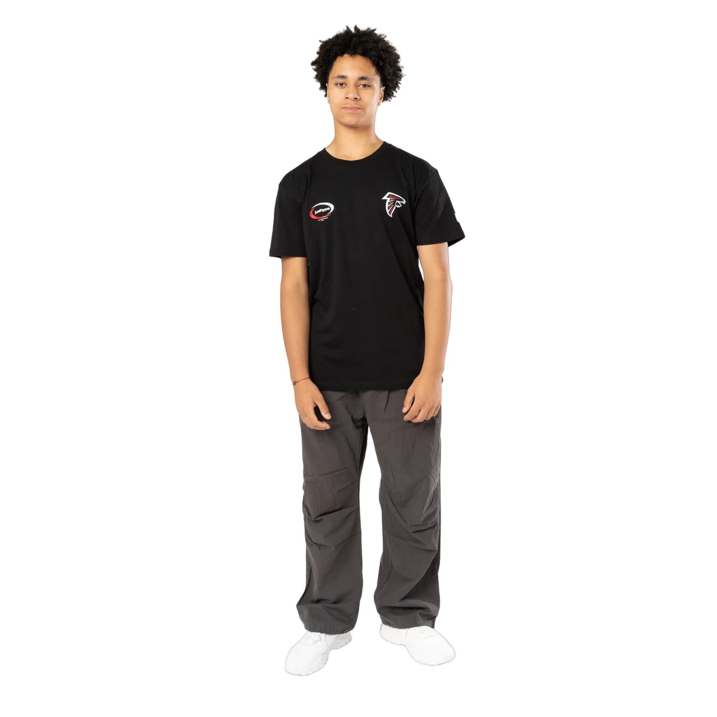 Black - Pack Shot - Hype Childrens-Kids Atlanta Falcons NFL T-Shirt