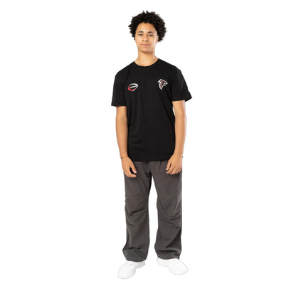 Black - Pack Shot - Hype Childrens-Kids Atlanta Falcons NFL T-Shirt