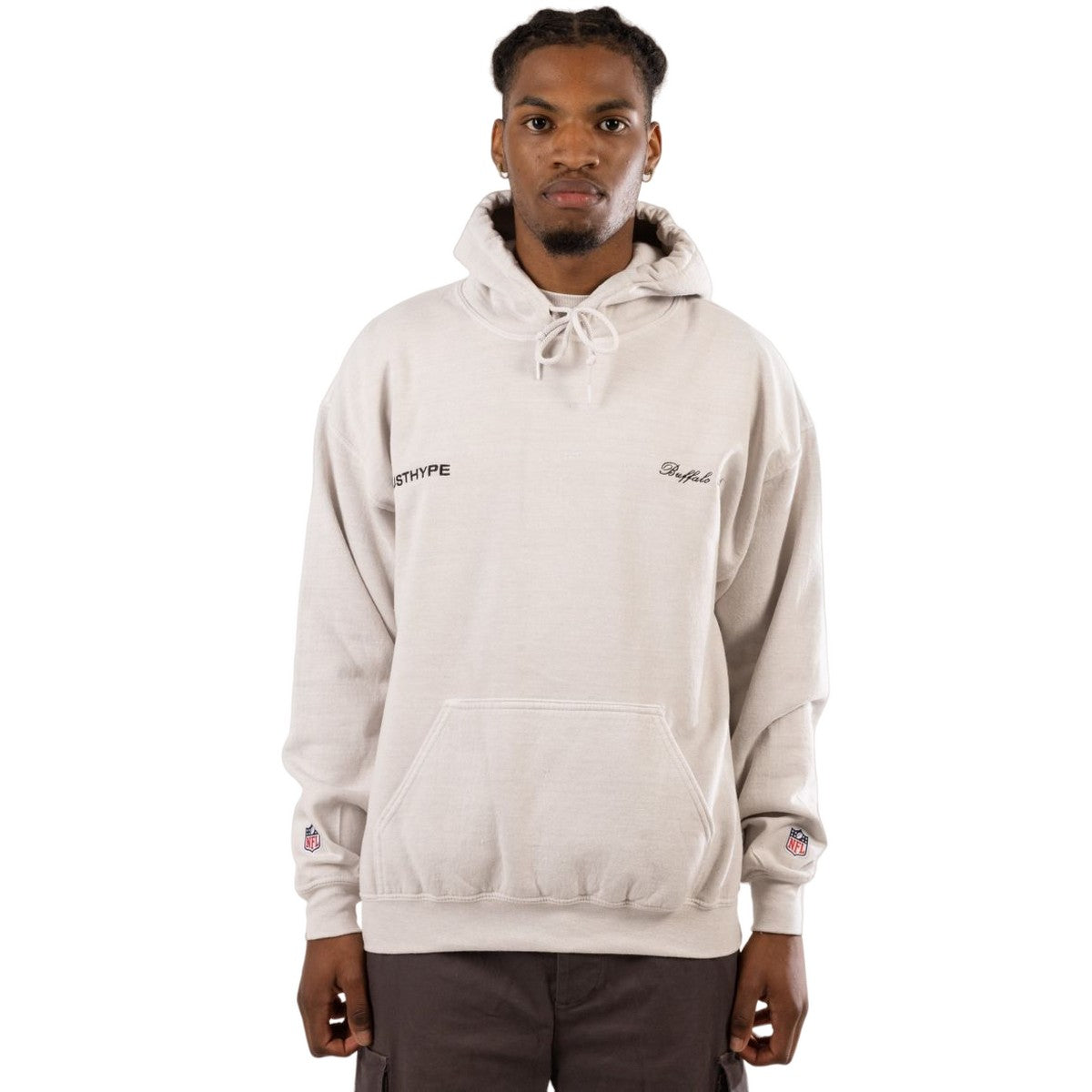 Sand - Front - Hype Unisex Adult Buffalo Bills NFL Hoodie