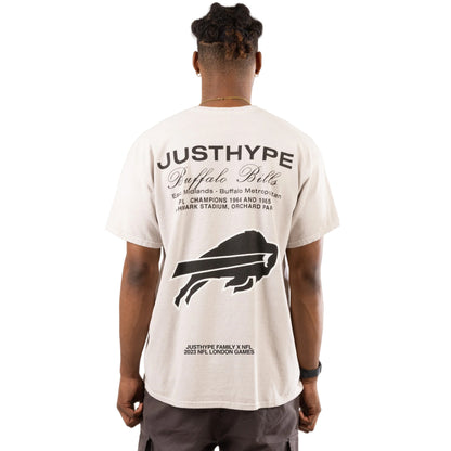 Sand - Back - Hype Unisex Adult Buffalo Bills NFL T-Shirt