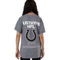 Grey - Back - Hype Childrens-Kids Indianapolis Colts NFL T-Shirt