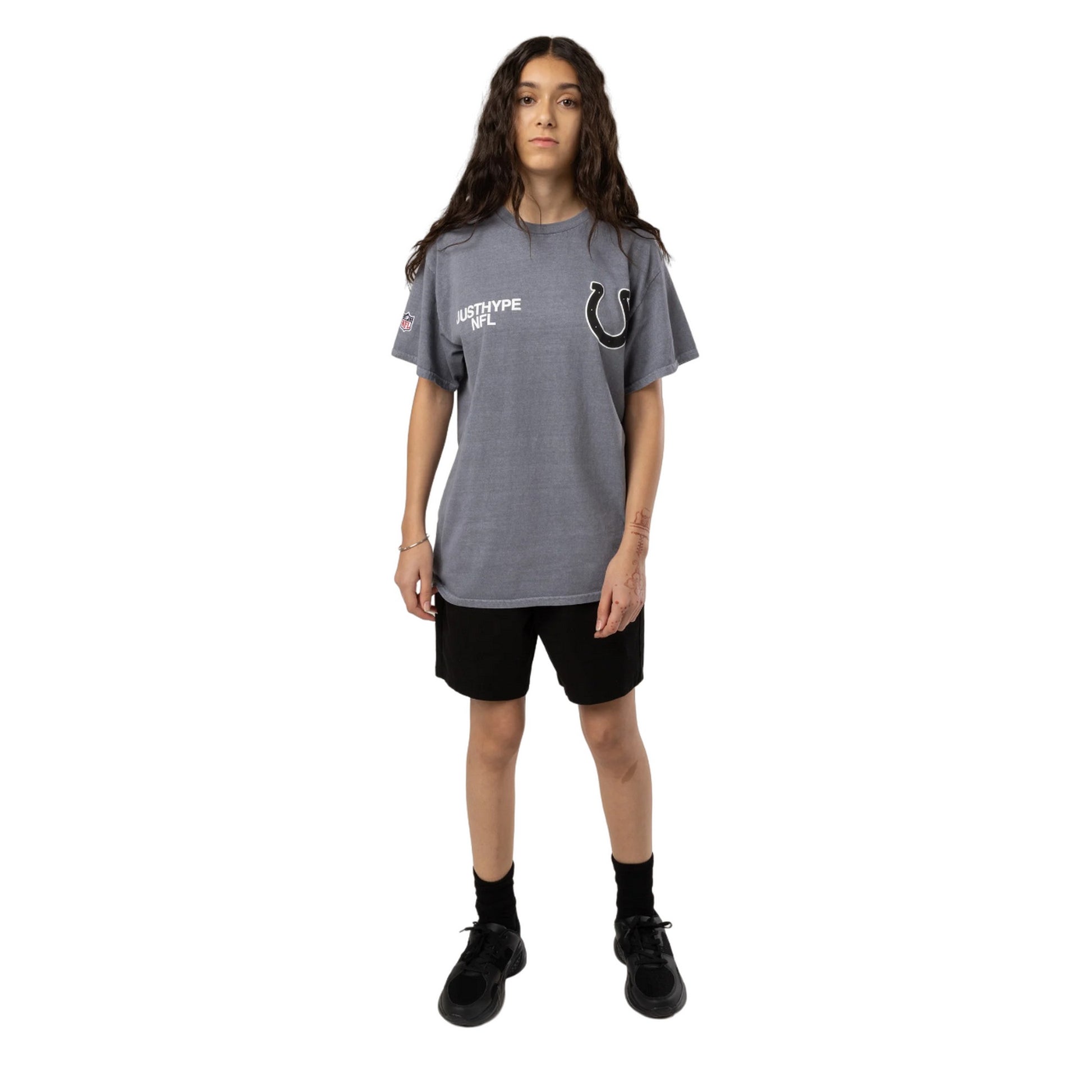 Grey - Lifestyle - Hype Childrens-Kids Indianapolis Colts NFL T-Shirt