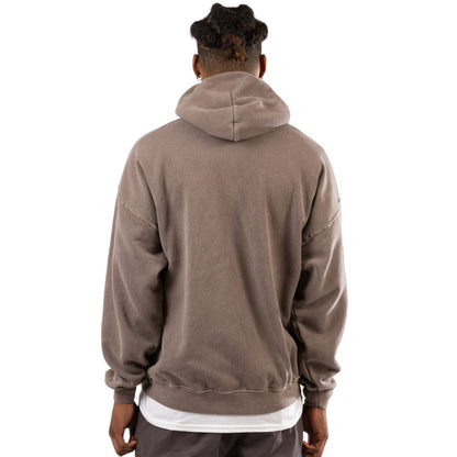 Brown - Back - Hype Unisex Adult Miami Dolphins NFL Hoodie